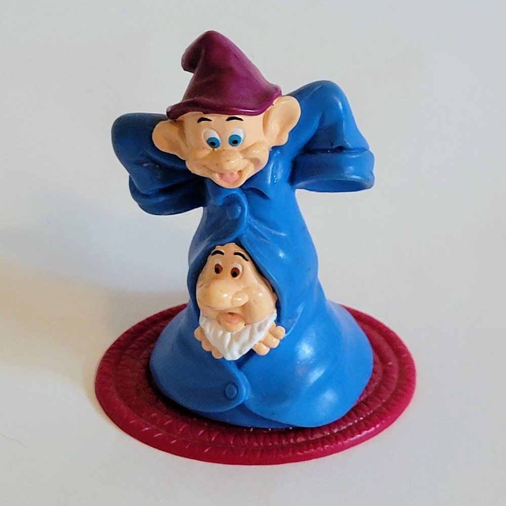 Vintage Dopey Snow White Spinning Figure. McDonalds Toy.